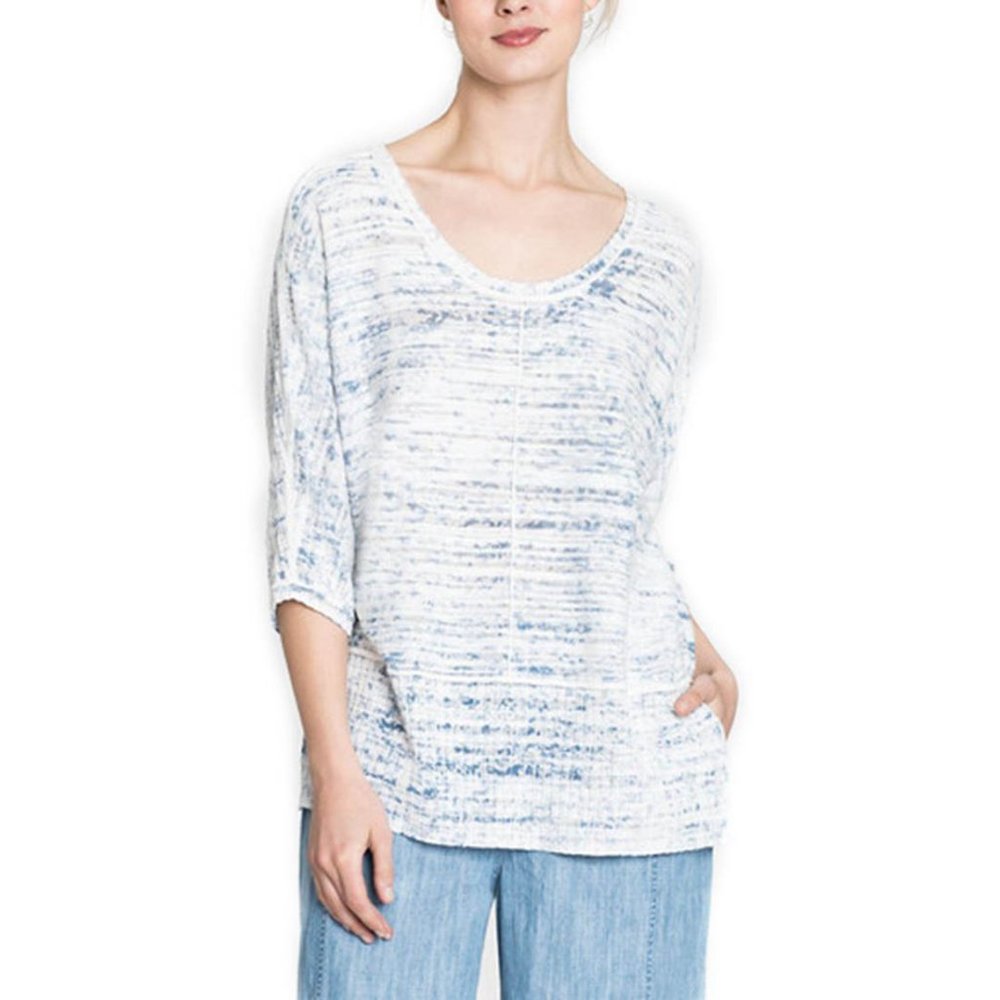 Nic+Zoe - Women's Open Breeze Top - Blue Haze - S